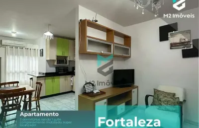 Ao lado do terminal da fortaleza com 3 quartos, 1 suíte + 2 dormitórios - semi mobiliado