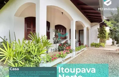 Casa com 4 dormitórios (1 suíte) à venda, 158 m² - itoupava norte - blumenau/sc