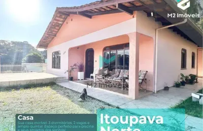 Casa com 3 dormitórios à venda, 188 m² - itoupava norte - blumenau/sc