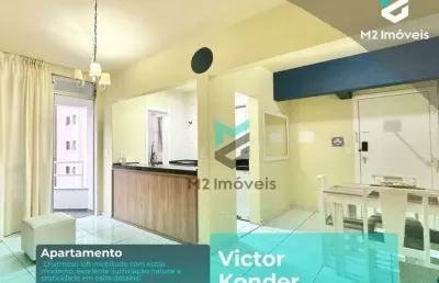 Apartamento (loft) 1 dormitório no res. saint peter -  excelente locação mensal ou airbnb