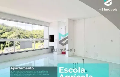 Apartamento com 3 suítes à venda, 107 m² - escola agrícola - blumenau/sc