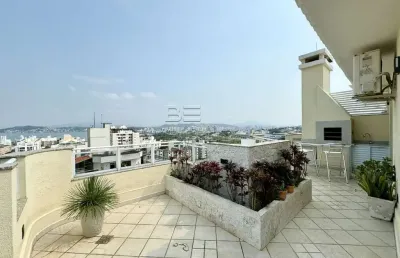 Cobertura com 3 quartos à venda na rua joaquim carneiro, 949, abraão, florianópolis por r$ 1.550.000