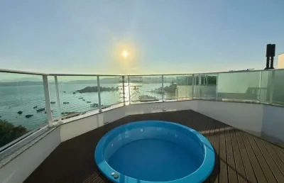 Cobertura com 3 quartos à venda na rua joão meirelles, 967, abraão, florianópolis por r$ 1.300.000