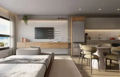 Apartamento com 1 quarto à venda na rua pascoal simone, 239, coqueiros, florianópolis por r$ 383.972