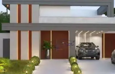 Casa térrea estilo contemporâneo no condomínio vintage - granja viana