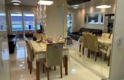 Apartamento com 3 dormitórios à venda, 112 m² por r$ 1.360.000,00 - canto do forte - praia grande/sp