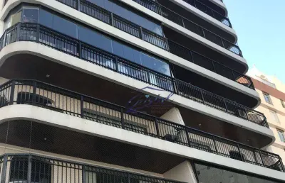 Apartamento com 3 dormitórios à venda, 175 m² por r$ 1.300.000,00 - pitangueiras - guarujá/sp