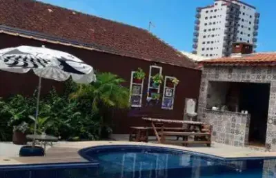 Casa com 4 dormitórios à venda, 450 m² - solemar - praia grande/sp
