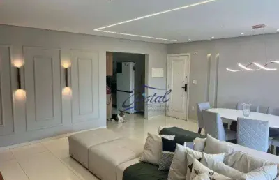 Apartamento com 4 dormitórios à venda, 156 m² por r$ 1.200.000 - canto do forte - praia grande/sp