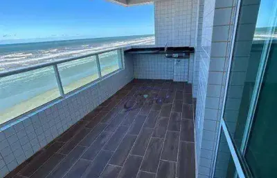 Apartamento pé na areia em praia grande - balneário florida