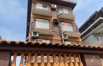 Apartamento com 2 dormitórios à venda, 70 m² por r$ 330.000 - boqueirão - praia grande/sp
