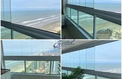 Apartamento com 2 dormitórios à venda, 85 m² por r$ 780.000,00 - caiçara - praia grande/sp