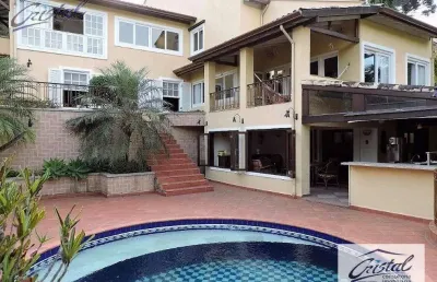 Casa com 4 quartos (2 suítes), 517 m² - venda  ou aluguel - granja viana - cotia/sp
