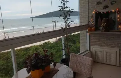 Lindo apartamento frente mar para temporada em ingleses norte - florianópolis/sc