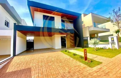 Luxuoso sobrado em condomínio à venda em jundiaí-sp, bairro brisas de jundiaí: 3 quartos, 3 suítes, 5 banheiros, 4 vagas, 279m².