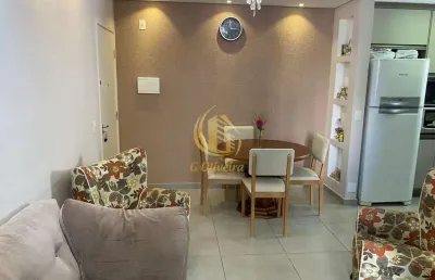 Apartamento à venda em jundiaí-sp, jardim das samambaias: 2 quartos, 1 sala, 1 banheiro, 1 vaga, 56m² de área.