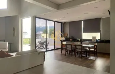 Casa em condomínio de luxo com 4 quartos e 2 suítes em jundiaí-sp: loteamento brisas de jundiaí - 340,00m² - 4 vagas
