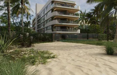 Apartamento com 3 dormitórios à venda, 100 m² por r$ 1.750.000,00 - p. areia dourada - cabedelo/pb