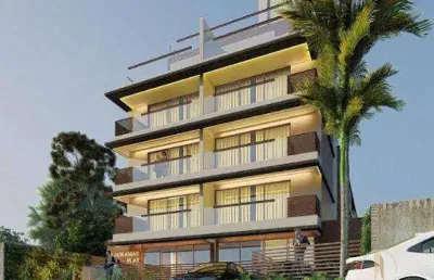 Flat com 1 dormitório à venda, 26 m² por r$ 375.000,00 - cabo branco - joão pessoa/pb