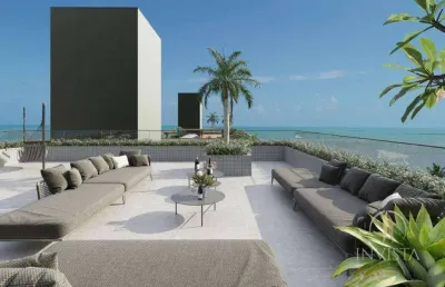Apartamento com 1 dormitório à venda, 19 m² por r$ 498.500,00 - cabo branco - joão pessoa/pb