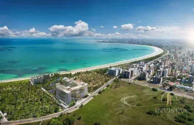 Flat com 1 dormitório à venda, 29 m² por r$ 650.000,00 - ponta de campina - cabedelo/pb