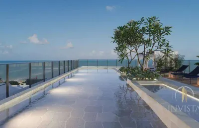 Flat com 1 dormitório à venda, 17 m² por r$ 339.388,79 - cabo branco - joão pessoa/pb