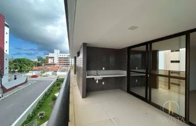 Apartamento com 4 dormitórios à venda, 234 m² por r$ 2.150.000,00 - cabo branco - joão pessoa/pb