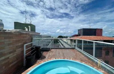 Apartamento duplex com 2 dormitórios à venda, 77 m² por r$ 950.000,00 - tambaú - joão pessoa/pb