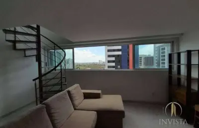 Apartamento duplex com 2 dormitórios à venda, 50 m² por r$ 480.000,00 - manaíra - joão pessoa/pb