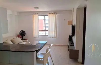 Flat com 1 dormitório à venda, 40 m² por r$ 480.000,00 - cabo branco - joão pessoa/pb