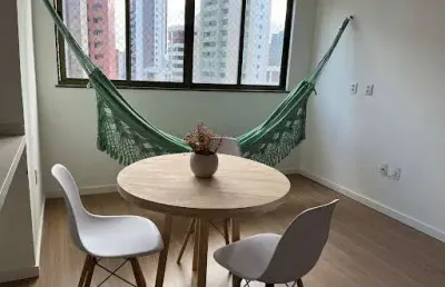 Apartamento com 1 dormitório à venda, 57 m² por r$ 390.000,00 - tambaú - joão pessoa/pb