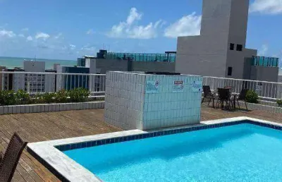 Apartamento com 2 dormitórios para alugar, 67 m² por r$ 3.800,01/mês - cabo branco - joão pessoa/pb