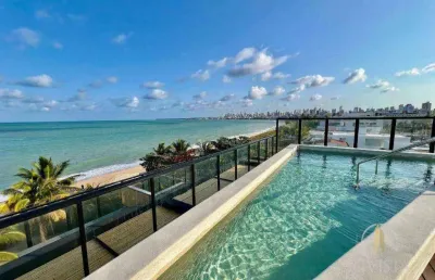 Flat com 1 dormitório à venda, 17 m² por r$ 420.000,00 - bessa - joão pessoa/pb