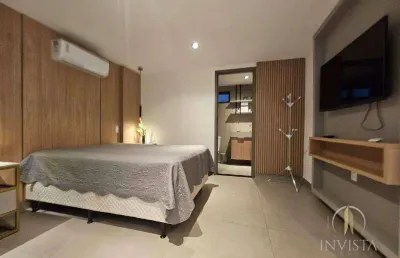 Flat com 1 dormitório à venda, 41 m² por r$ 560.000,00 - cabo branco - joão pessoa/pb