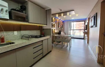 Flat com 2 dormitórios à venda, 47 m² por r$ 800.000,00 - cabo branco - joão pessoa/pb