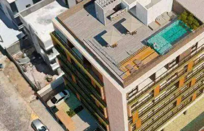 Flat com 1 dormitório à venda, 28 m² por r$ 288.400,00 - bessa - joão pessoa/pb