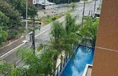 Apartamento com 2 quartos a 280 metros do mar. jardim oceania
