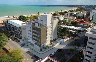 Apartamento com 2 dormitórios à venda, 71 m² por r$ 860.000,00 - cabo branco - joão pessoa/pb