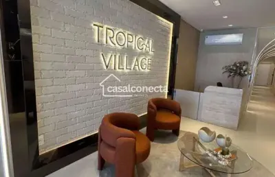 Apartamento para alugar, no tropical village residence, , morretes, com 2 quartos, 66m²