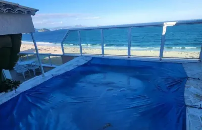 Espetacular e luxuosa  cobertura av. atlantica, vista cinematográfica