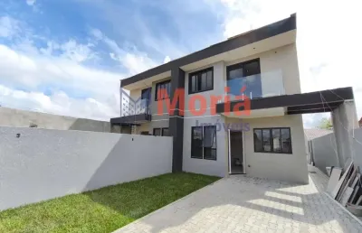 Casa com 3 quartos à venda na rua castro, 172, guaraituba, colombo, 91 m2 por r$ 550.000