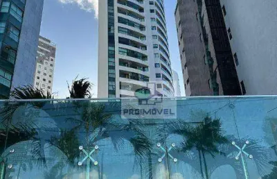 Apartamento com 1 dormitório para alugar, 37 m² por r$ 4.500,00/mês - boa viagem - recife/pe