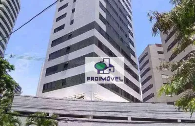 Apartamento com 1 dormitório à venda, 25 m² por r$ 360.000,00 - boa viagem - recife/pe