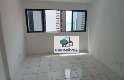 Apartamento com vista para o mar, 1 dormitório à venda, 43 m² por r$ 320.000 - boa viagem - recife/pe