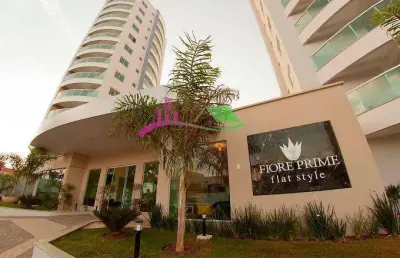 Apartamento à venda,  com 1 quarto, no condomínio fiore prime, em caldas novas(go)
