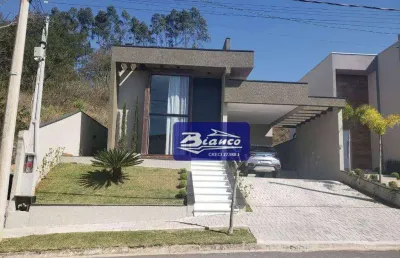 Casa em condomínio em atibaia  3 suites 2 vagas e piscina
