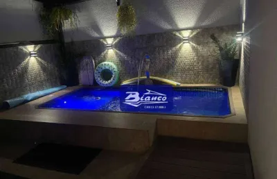 Sobradão com piscina jd. santa mena - junto bosque maia!