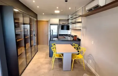 Apartamento com 1 quarto para alugar na avenida dos parques, 45, tamboré, santana de parnaíba por r$ 4.556