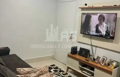 Apartamento no jardim california com 2 quartos e 1 banheiro.