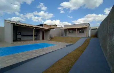 Linda casa 03 quartos em lote 400 metros no vila nova em mateus leme
